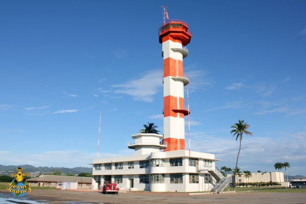 Ford Island airfield control tower