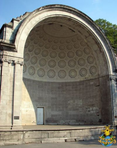The Naumburg Bandshell was constructed in 1862, during the creation of Central Park itself