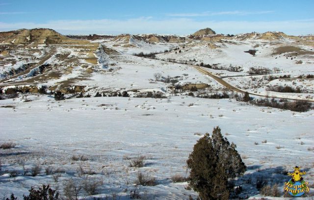 Looking across the South Unit of Theodore Roosevelt National Park