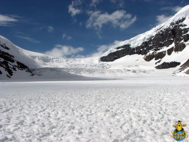 This is kinda what the Athabasca Glacier looks like from my perspective 