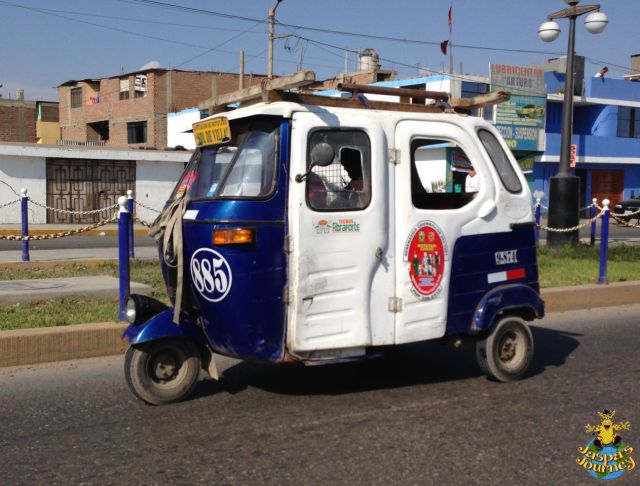 Three-wheeled 'Motos' are everywhere in Lima