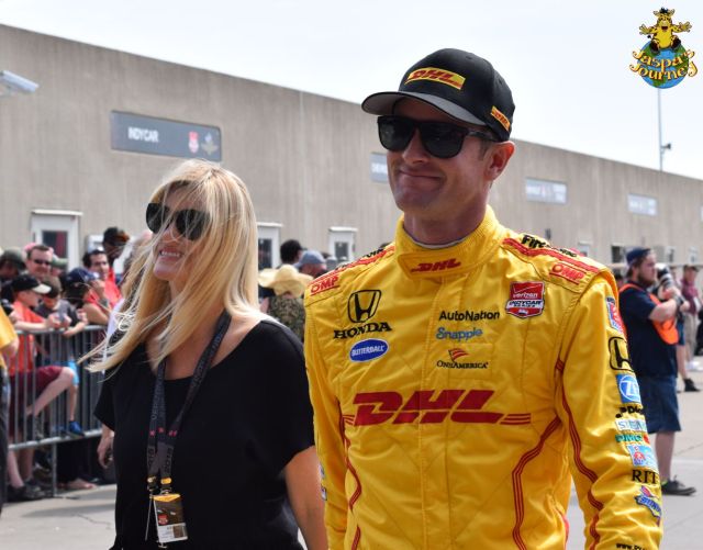 “Hey, how’s it going?” Ryan Hunter-Reay asked us as walked to the grid