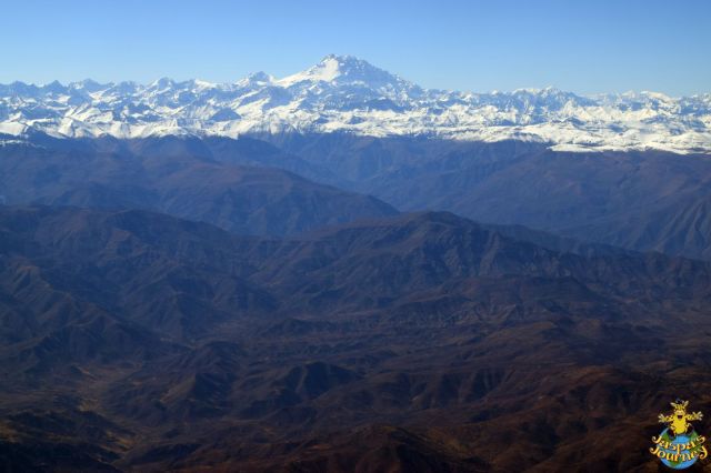 Aconcagua rises above the Andes