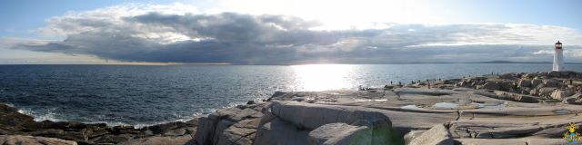 Panorama at Peggy's Cove