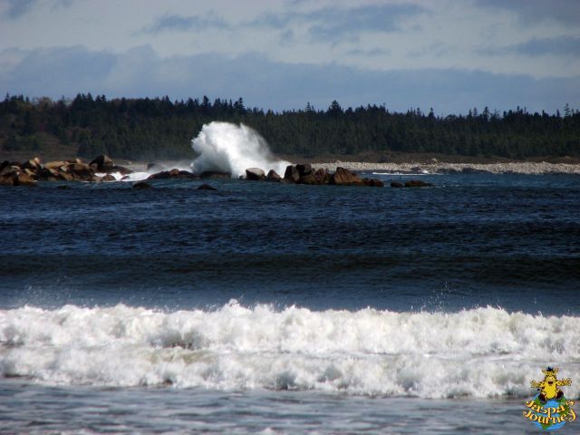 A typical stretch of Nova Scotian coastline